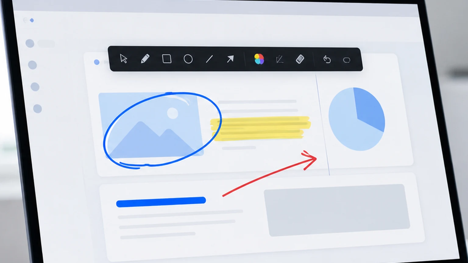 PenSlide screen annotation tool running on macOS
